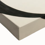 Symmetrical Minimalist Art - Black and White Geometric Canvas Decor