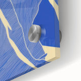 Abstract Electric Silhouette Art – Modern Vibrant Electric Wall Decor