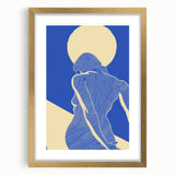 Abstract Electric Silhouette Art – Modern Vibrant Electric Wall Decor