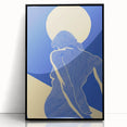 Abstract Electric Silhouette Art – Modern Vibrant Electric Wall Decor