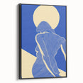 Abstract Electric Silhouette Art – Modern Vibrant Electric Wall Decor