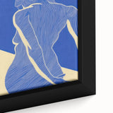 Abstract Electric Silhouette Art – Modern Vibrant Electric Wall Decor