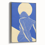 Abstract Electric Silhouette Art – Modern Vibrant Electric Wall Decor