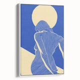 Abstract Electric Silhouette Art – Modern Vibrant Electric Wall Decor