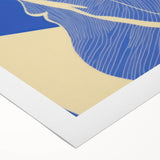 Abstract Electric Silhouette Art – Modern Vibrant Electric Wall Decor