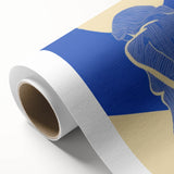 Abstract Electric Silhouette Art – Modern Vibrant Electric Wall Decor