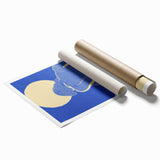 Abstract Electric Silhouette Art – Modern Vibrant Electric Wall Decor