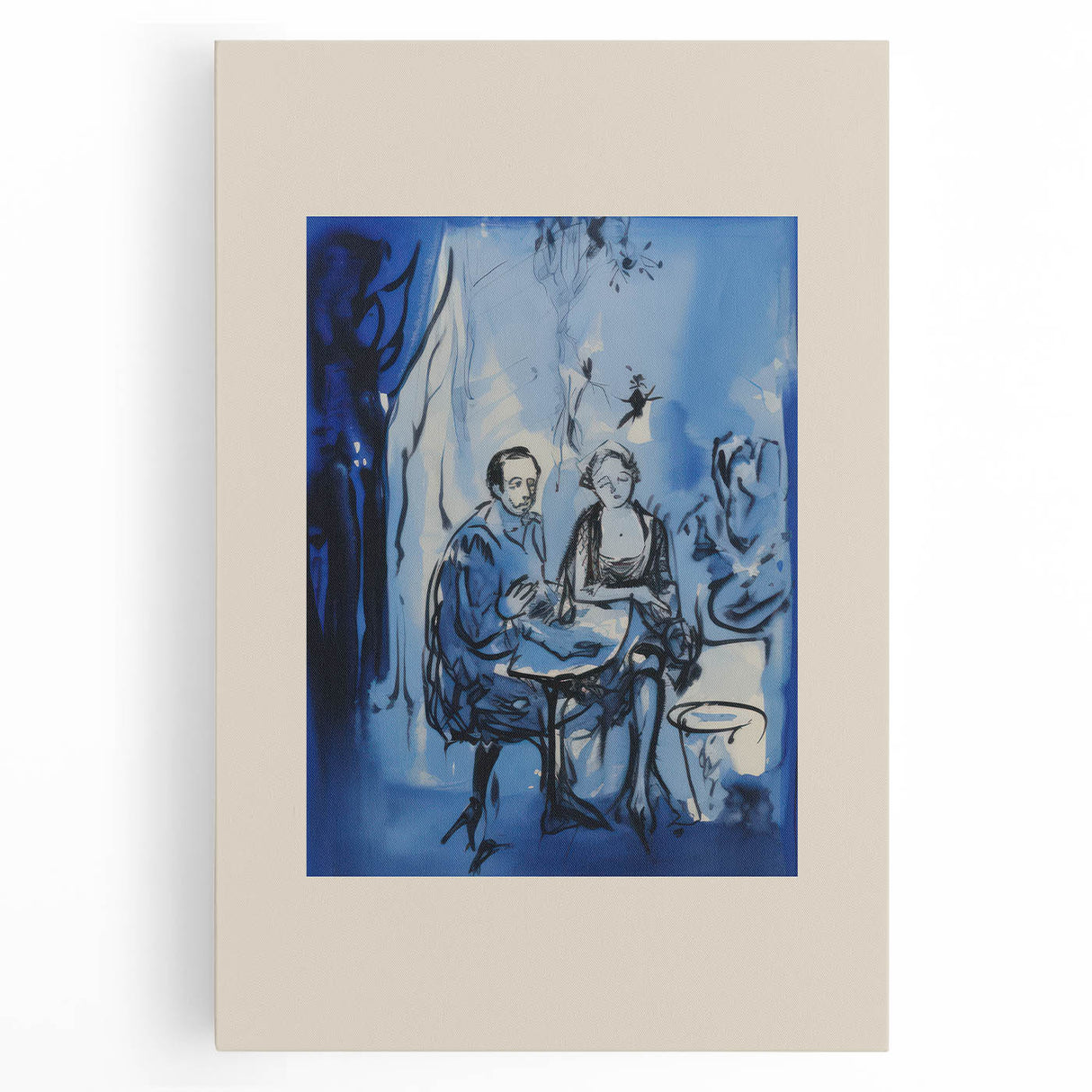 Modern Electric Art Canvas – Vibrant Abstract Electric Wall Decor