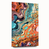 Vibrant Electric Abstract Art Canvas – Modern Electric Wall Decor
