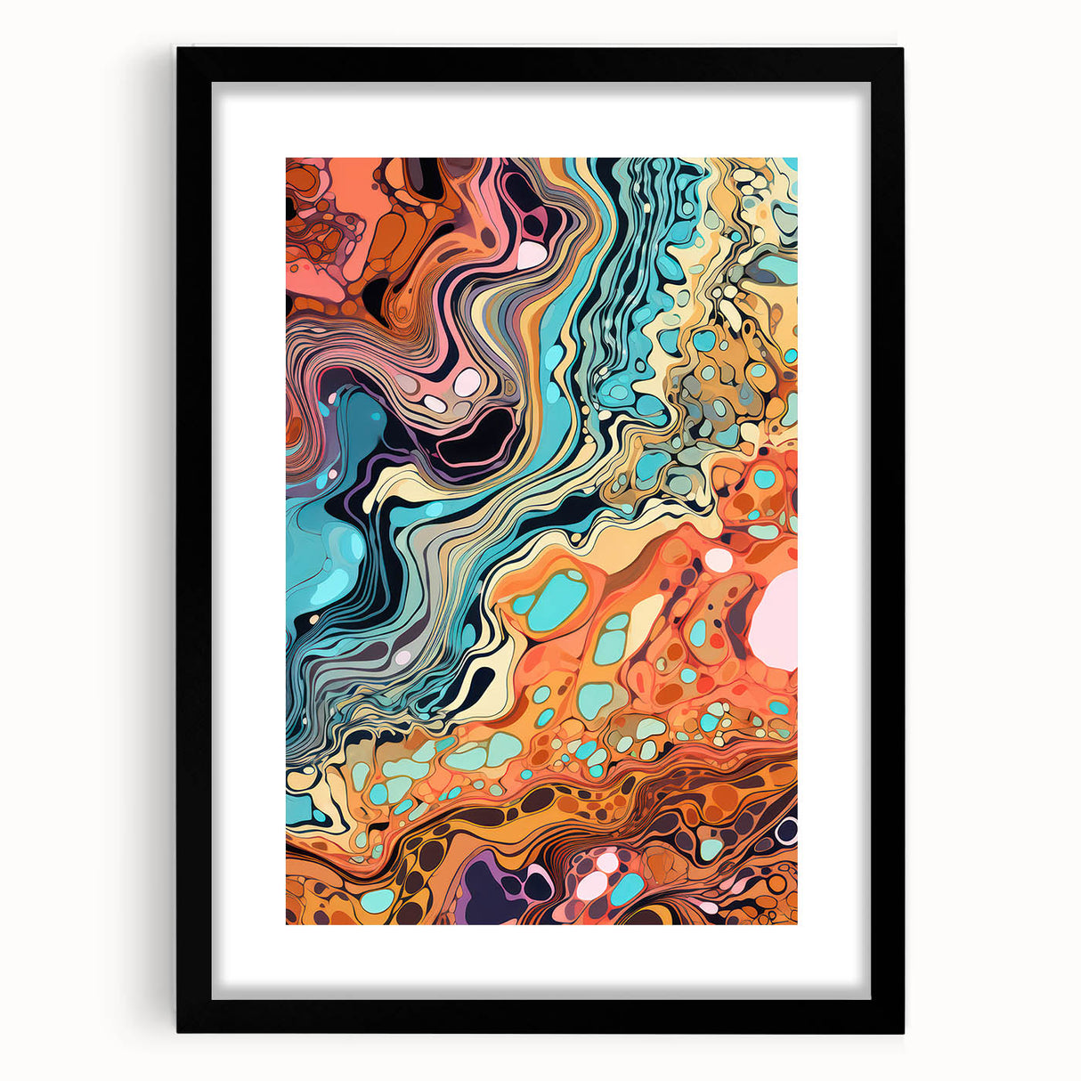 Vibrant Electric Abstract Art Canvas – Modern Electric Wall Decor