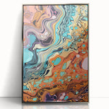 Vibrant Electric Abstract Art Canvas – Modern Electric Wall Decor