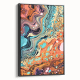 Vibrant Electric Abstract Art Canvas – Modern Electric Wall Decor