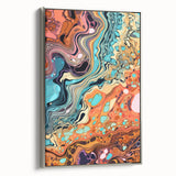 Vibrant Electric Abstract Art Canvas – Modern Electric Wall Decor