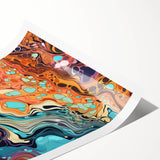 Vibrant Electric Abstract Art Canvas – Modern Electric Wall Decor