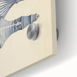 Elegant Electric Art Canvas – Modern Blue Vase Electric Wall Decor