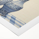 Elegant Electric Art Canvas – Modern Blue Vase Electric Wall Decor