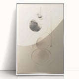 Modern Electric Art Canvas – Abstract Black & White Wall Decor