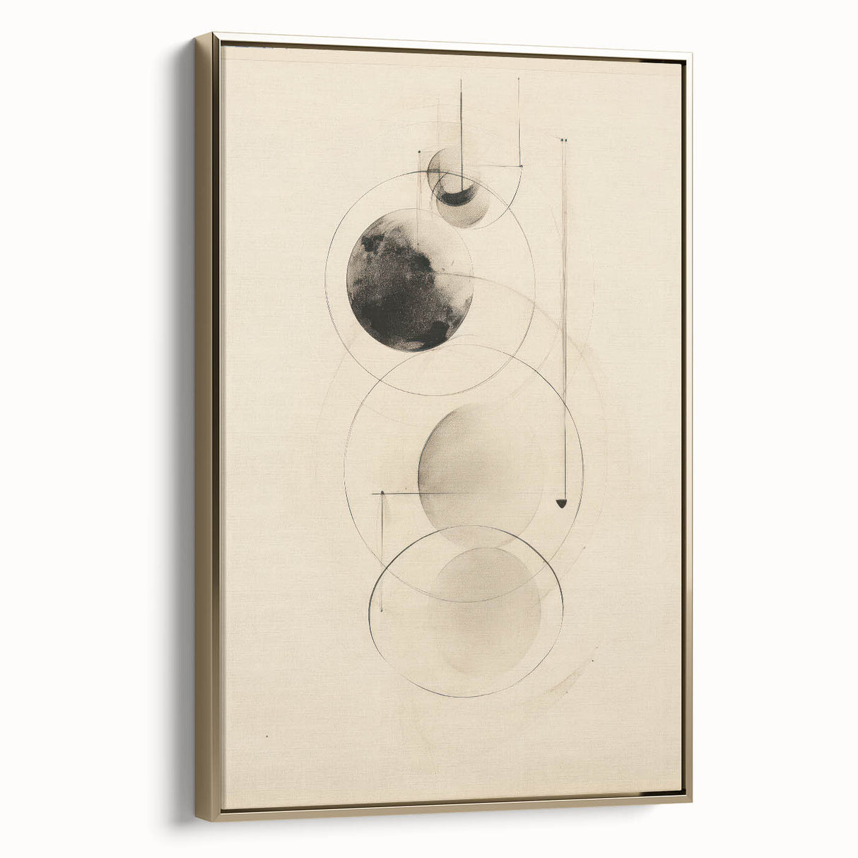 Modern Electric Art Canvas – Abstract Black & White Wall Decor