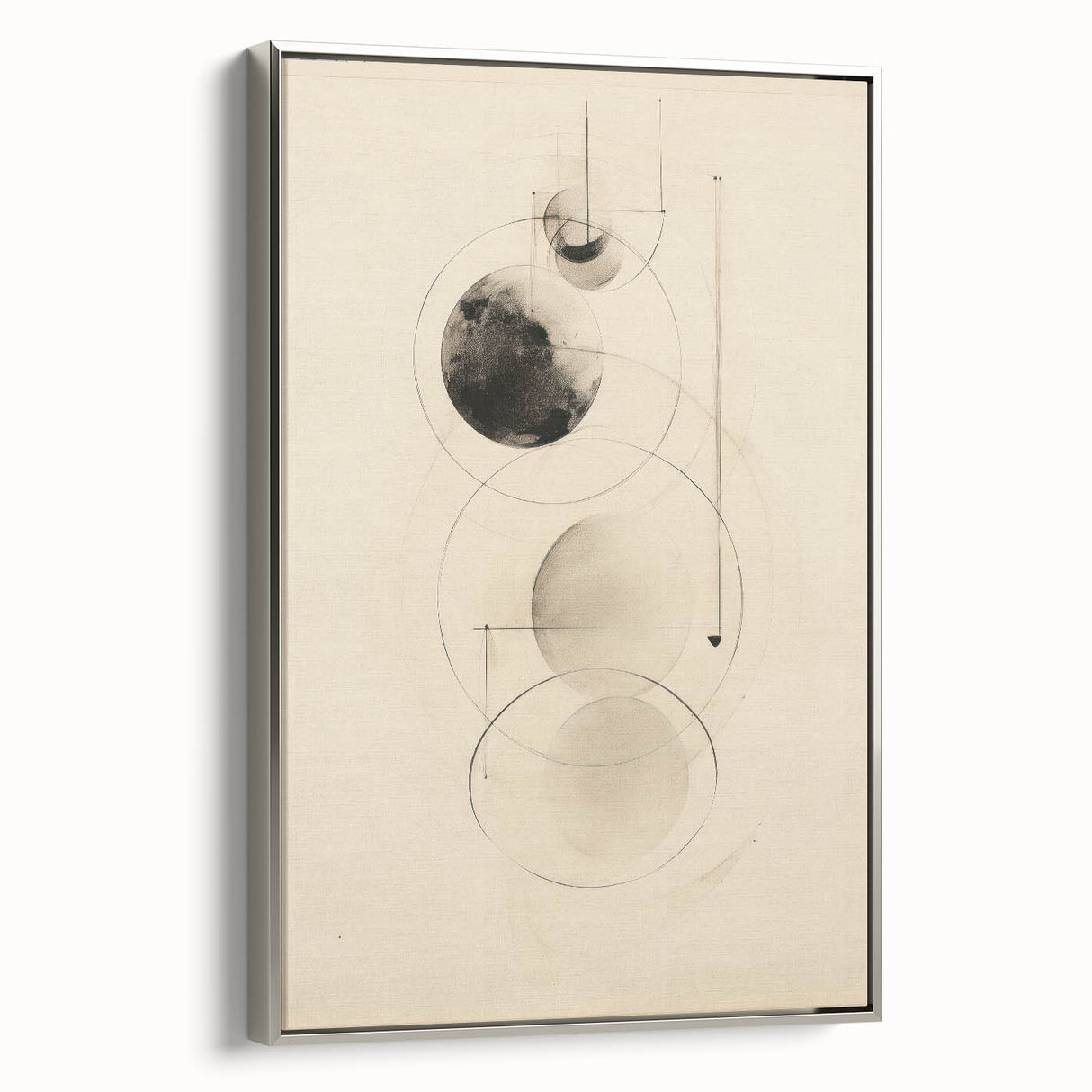 Modern Electric Art Canvas – Abstract Black & White Wall Decor