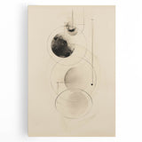 Modern Electric Art Canvas – Abstract Black & White Wall Decor