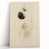 Modern Electric Art Canvas – Abstract Black & White Wall Decor