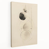 Modern Electric Art Canvas – Abstract Black & White Wall Decor