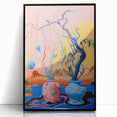 Surreal Electric Art Canvas – Vibrant Abstract Electric Wall Decor