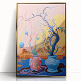 Surreal Electric Art Canvas – Vibrant Abstract Electric Wall Decor