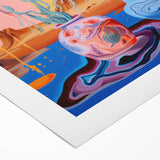 Surreal Electric Art Canvas – Vibrant Abstract Electric Wall Decor