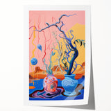 Surreal Electric Art Canvas – Vibrant Abstract Electric Wall Decor