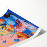 Surreal Electric Art Canvas – Vibrant Abstract Electric Wall Decor