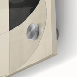 Geometric Electric Art Canvas – Minimalist Black & White Wall Decor