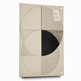 Geometric Electric Art Canvas – Minimalist Black & White Wall Decor