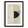 Geometric Electric Art Canvas – Minimalist Black & White Wall Decor