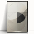 Geometric Electric Art Canvas – Minimalist Black & White Wall Decor