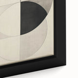 Geometric Electric Art Canvas – Minimalist Black & White Wall Decor