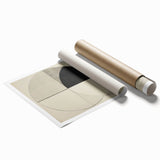 Geometric Electric Art Canvas – Minimalist Black & White Wall Decor