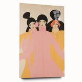 Stylized Electric Portrait Art – Modern Vibrant Electric Wall Canvas Decor