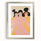 Stylized Electric Portrait Art – Modern Vibrant Electric Wall Canvas Decor