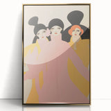 Stylized Electric Portrait Art – Modern Vibrant Electric Wall Canvas Decor