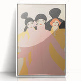 Stylized Electric Portrait Art – Modern Vibrant Electric Wall Canvas Decor