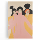 Stylized Electric Portrait Art – Modern Vibrant Electric Wall Canvas Decor