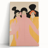 Stylized Electric Portrait Art – Modern Vibrant Electric Wall Canvas Decor