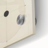 Modern Geometric Electric Art – Minimalist Black & White Wall Decor