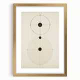 Modern Geometric Electric Art – Minimalist Black & White Wall Decor