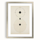 Modern Geometric Electric Art – Minimalist Black & White Wall Decor