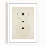 Modern Geometric Electric Art – Minimalist Black & White Wall Decor