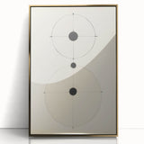 Modern Geometric Electric Art – Minimalist Black & White Wall Decor