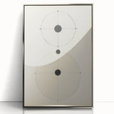 Modern Geometric Electric Art – Minimalist Black & White Wall Decor