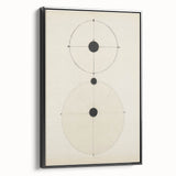 Modern Geometric Electric Art – Minimalist Black & White Wall Decor